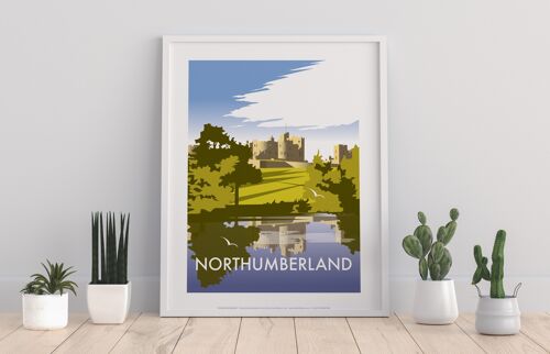 Northumberland By Artist Dave Thompson - Premium Art Print II