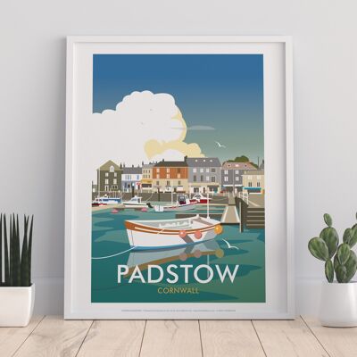 Padstow par l'artiste Dave Thompson - 11X14" Premium Art Print II