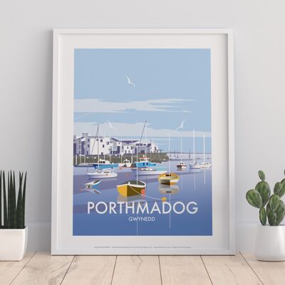 Porthmadog, Gwynedd By Artist Dave Thompson - Art Print I