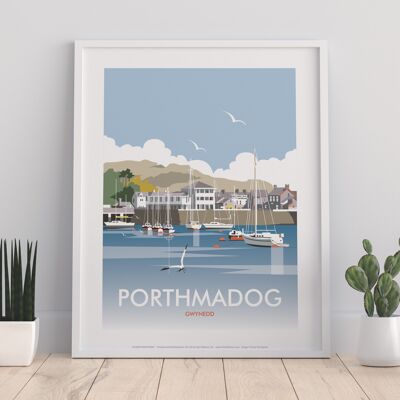 Porthmadog, Gwynedd vom Künstler Dave Thompson – Kunstdruck II
