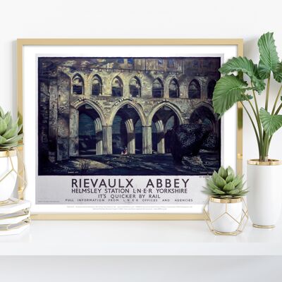 Rievaulx Abbey - Helmsley Station Yorkshire - Kunstdruck I