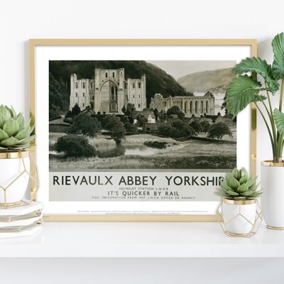 Rievaulx Abbey - Helmsley Station Yorkshire - Kunstdruck II