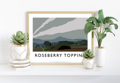 Roseberry Topping By Artist Richard O'Neill - Art Print II