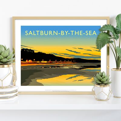 Saltburn-by-the-Sea von Künstler Richard O'Neill - Kunstdruck I