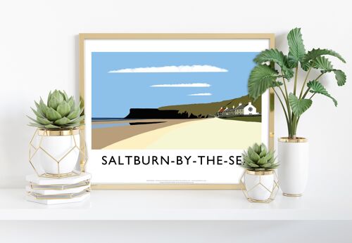 Saltburn-By-The-Sea By Artist Richard O'Neill - Art Print II