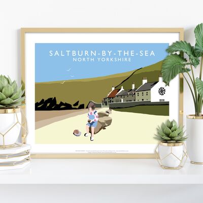 Saltburn-By-The-Sea By Artist Richard O'Neill - Art Print III