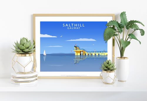 Salthill, Galway By Artist Richard O'Neill - Art Print I