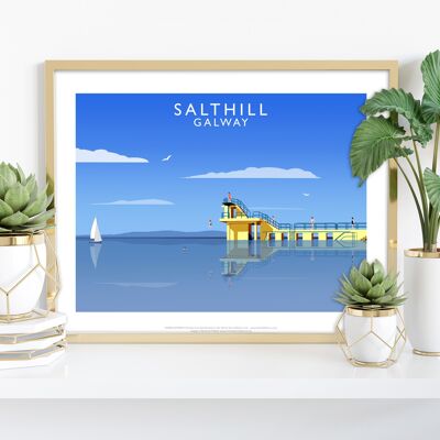 Salthill, Galway por el artista Richard O'Neill - Impresión de arte I