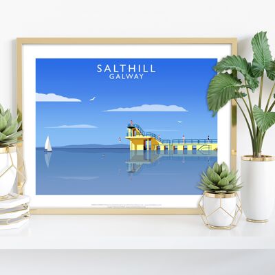 Salthill, Galway By Artist Richard O'Neill - Art Print I
