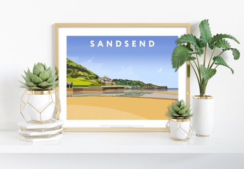 Sandsend By Artist Richard O'Neill - Premium Art Print III