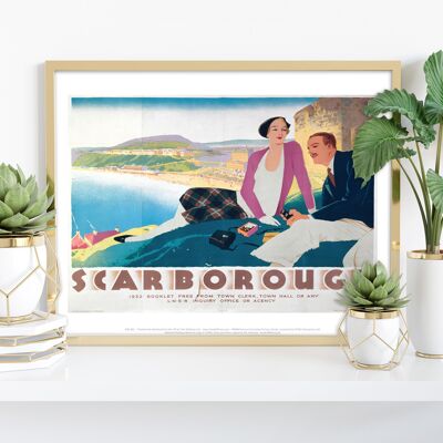 Scarborough - Vista mare - Stampa d'arte premium 11X14" I