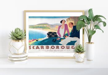 Scarborough - Vue sur la mer - 11X14" Premium Art Print I