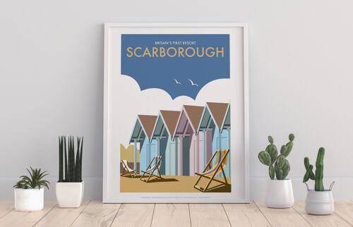 Scarborough By Artist Dave Thompson - Premium Art Print I