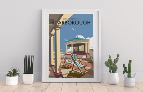 Scarborough By Artist Dave Thompson - Premium Art Print II
