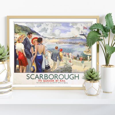 Scarborough, è più veloce su rotaia - 11 x 14" Premium Art Print II