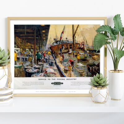 Service To The Fishing Industry - 11X14” Premium Art Print I