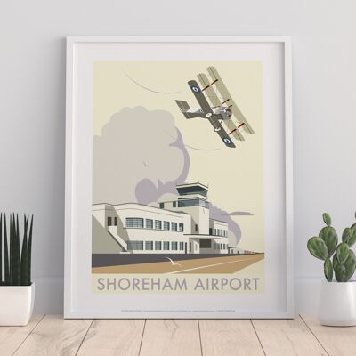 Shoreham Airport By Artist Dave Thompson - 11X14” Art Print I