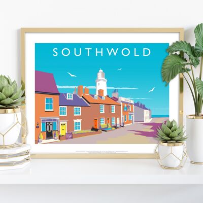 Southwold por el artista Richard O'Neill - Impresión de arte premium I