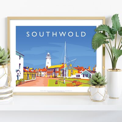 Southwold por el artista Richard O'Neill - Impresión de arte premium III