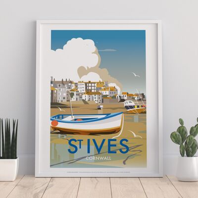 St. Ives vom Künstler Dave Thompson – 11 x 14 Zoll Premium-Kunstdruck I