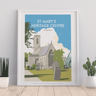 St Mary's Heritage Centre, por el artista Dave Thompson Art Print II