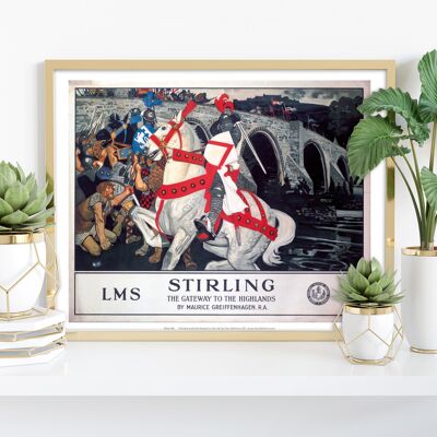 Stirling, puerta de entrada a las Tierras Altas - Impresión de arte premium I