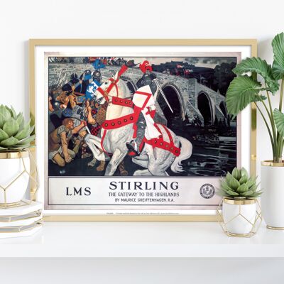 Stirling, passerelle vers les Highlands - Premium Art Print II