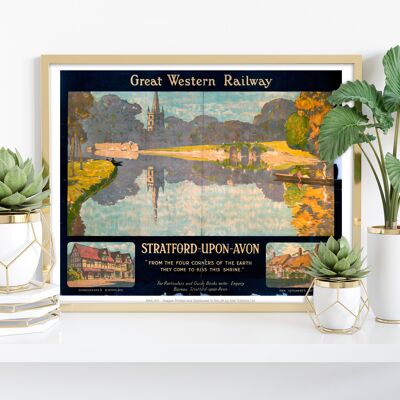 Stratford-upon-Avon – Premium-Kunstdruck 27,9 x 35,6 cm II