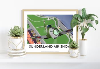 Spectacle aérien de Sunderland par l'artiste Richard O'Neill - Art Print II