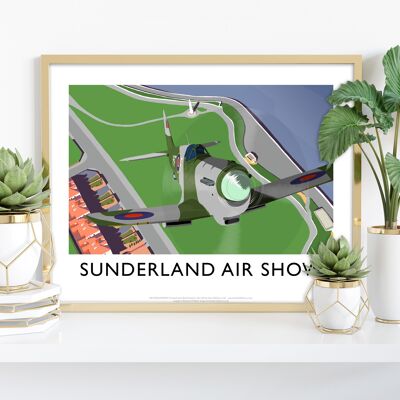 Spectacle aérien de Sunderland par l'artiste Richard O'Neill - Art Print II