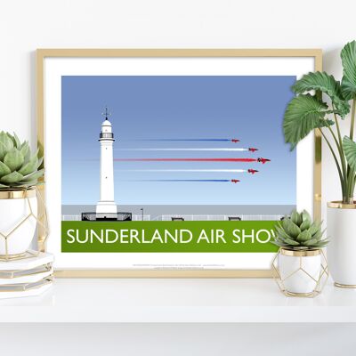 Spectacle aérien de Sunderland par l'artiste Richard O'Neill - Art Print III
