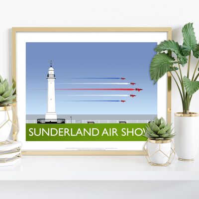 Spectacle aérien de Sunderland par l'artiste Richard O'Neill - Art Print III