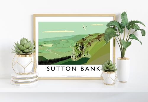 Sutton Bank By Artist Richard O'Neill - Premium Art Print I