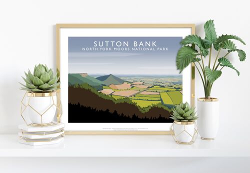 Sutton Bank By Artist Richard O'Neill - Premium Art Print II