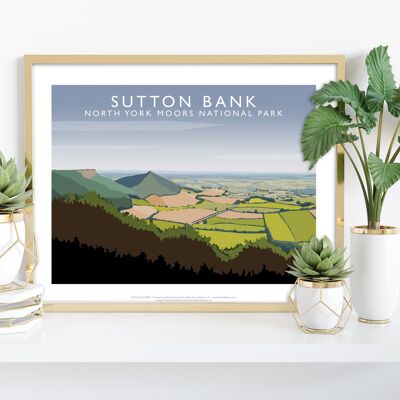 Sutton Bank von Künstler Richard O'Neill – Premium-Kunstdruck II