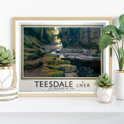 Teesdale in der Nähe von Barnard Castle – Premium-Kunstdruck 27,9 x 35,6 cm II