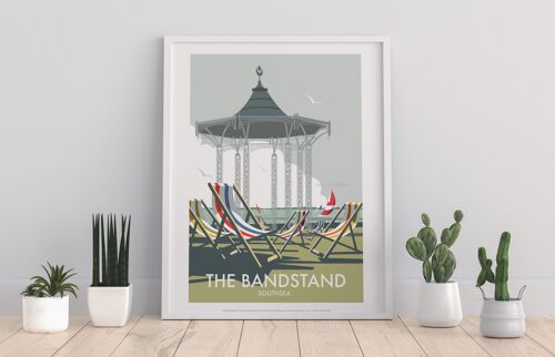 The Bandstand By Artist Dave Thompson - Premium Art Print I