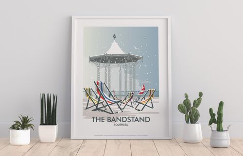 The Bandstand By Artist Dave Thompson - Premium Art Print II