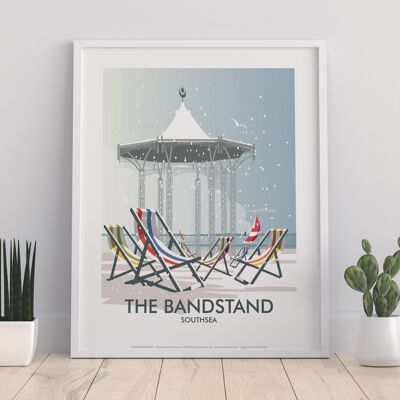 The Bandstand By Artist Dave Thompson - Premium Art Print II