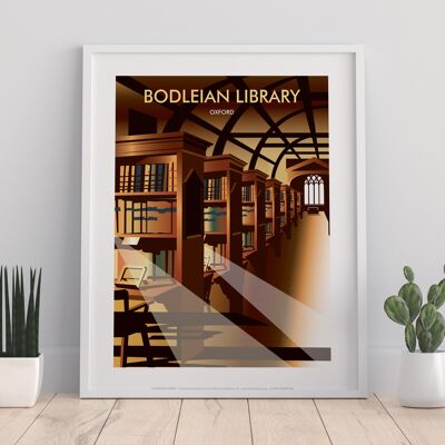 La biblioteca Bodleian por el artista Dave Thompson - Impresión de arte I