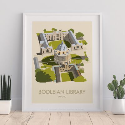 La biblioteca Bodleian por el artista Dave Thompson - Art Print II