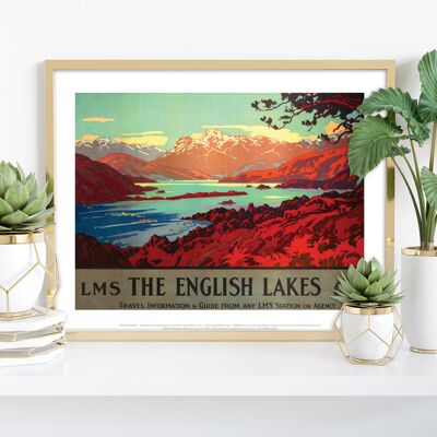 Die englischen Seen – Premium-Kunstdruck 27,9 x 35,6 cm II