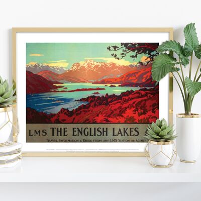 Les lacs anglais - 11X14" Premium Art Print II