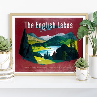 Les lacs anglais - 11X14" Premium Art Print III