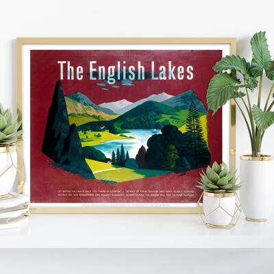 Les lacs anglais - 11X14" Premium Art Print III