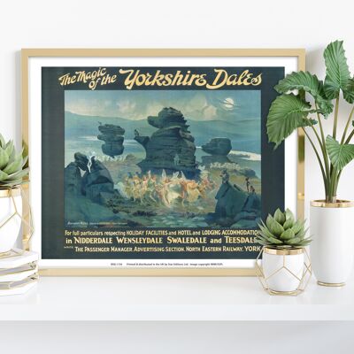 Die Magie der Yorkshire Dales – Premium-Kunstdruck, 27,9 x 35,6 cm I