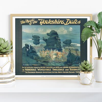 La magia delle vallate dello Yorkshire - 11 x 14" Premium Art Print II