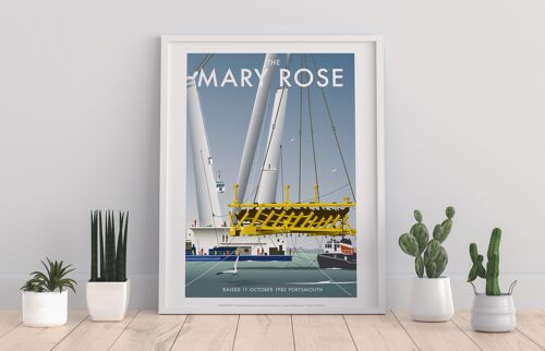 The Mary Rose By Artist Dave Thompson - Premium Art Print II
