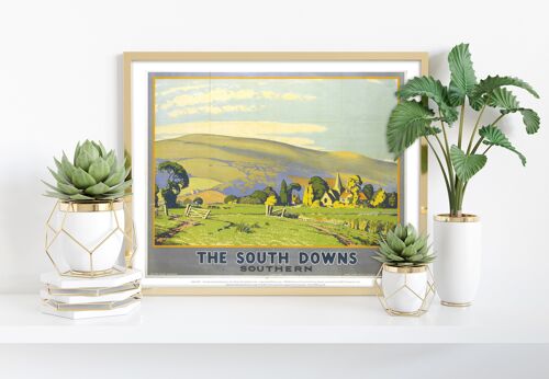The South Downs - Southern Railway - Premium Art Print II