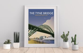 Le pont Tyne par l'artiste Dave Thompson - Impression d'art premium I